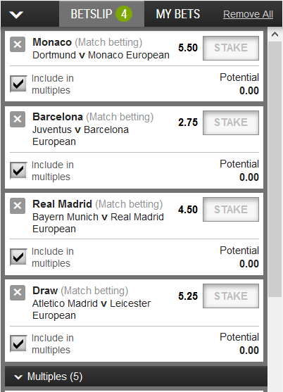 football accumulators