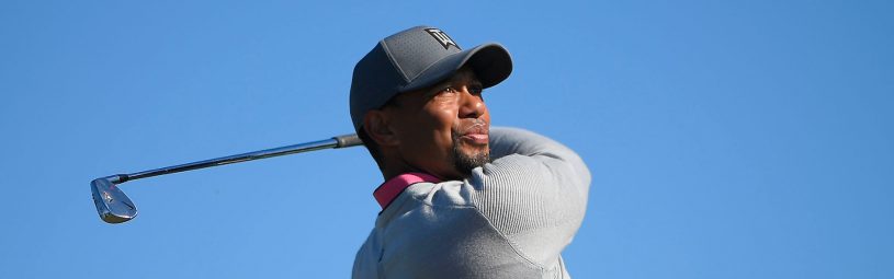 January 27, 2017 - San Diego, Calif, USA - Tiger Woods tees off on the 6th hole during the second day of the Farmers Insurance Open golf tournament at Torrey Pines in San Diego, Calif. on Friday, January 27, 2017. (Photo by Kevin Sullivan, Orange County Register/SCNG) (Credit Image: © Kevin Sullivan/The Orange County Register via ZUMA Wire)