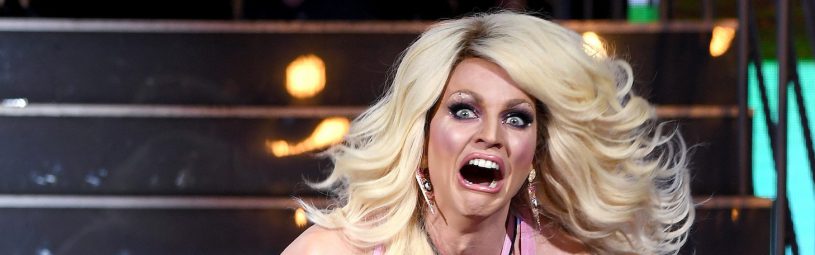 Courtney Act aka Shane Jenek entering the Celebrity Big Brother House 2018, Elstree Studios, Hertfordshire. Photo credit should read: Doug Peters/EMPICS Entertainment