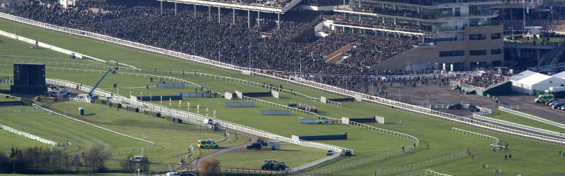 A general view of Cheltenham racecourse as runners and riders race in the Markel Insurance Amateur Riders' Handicap Chase during day one of the November Meeting at Cheltenham Racecourse, Cheltenham