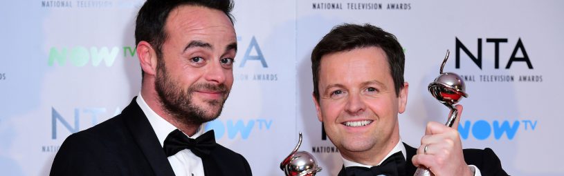 Anthony McPartlin and Declan Donnelly in the Press Room at the National Television Awards 2018 held at the O2 Arena, London.