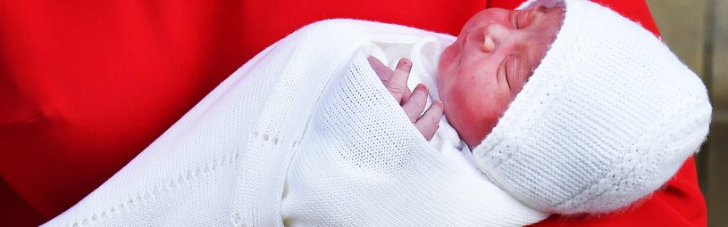 The Duke and Duchess of Cambridge leave the Lindo Wing with their third child