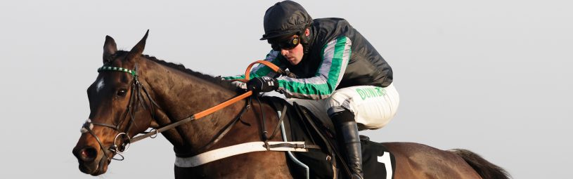 Altior ridden by Nico de Boinville jumps the last on the way to winning The Unibet Desert Orchid Chase during day two of 32Red Winter Festival at Kempton Park Racecourse.