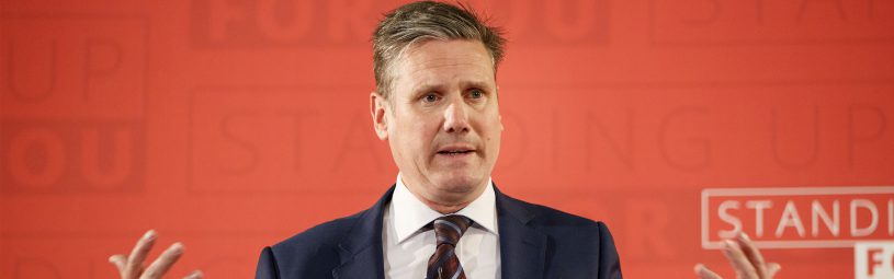 April 25, 2017 - London, London, UK - London, UK. KEIR STARMER, Shadow Secretary of State for Exiting the European Union outlines Labour's plans for Brexit at One Great George Street in Westminster, London on Tuesday 25 April 2017. (Credit Image: © Tolga Akmen/London News Pictures via ZUMA Wire)