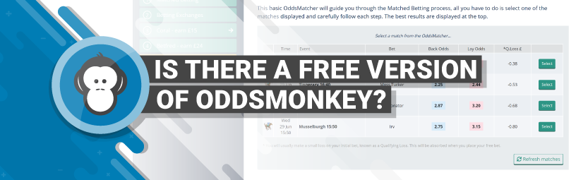 oddsmonkey free trial header